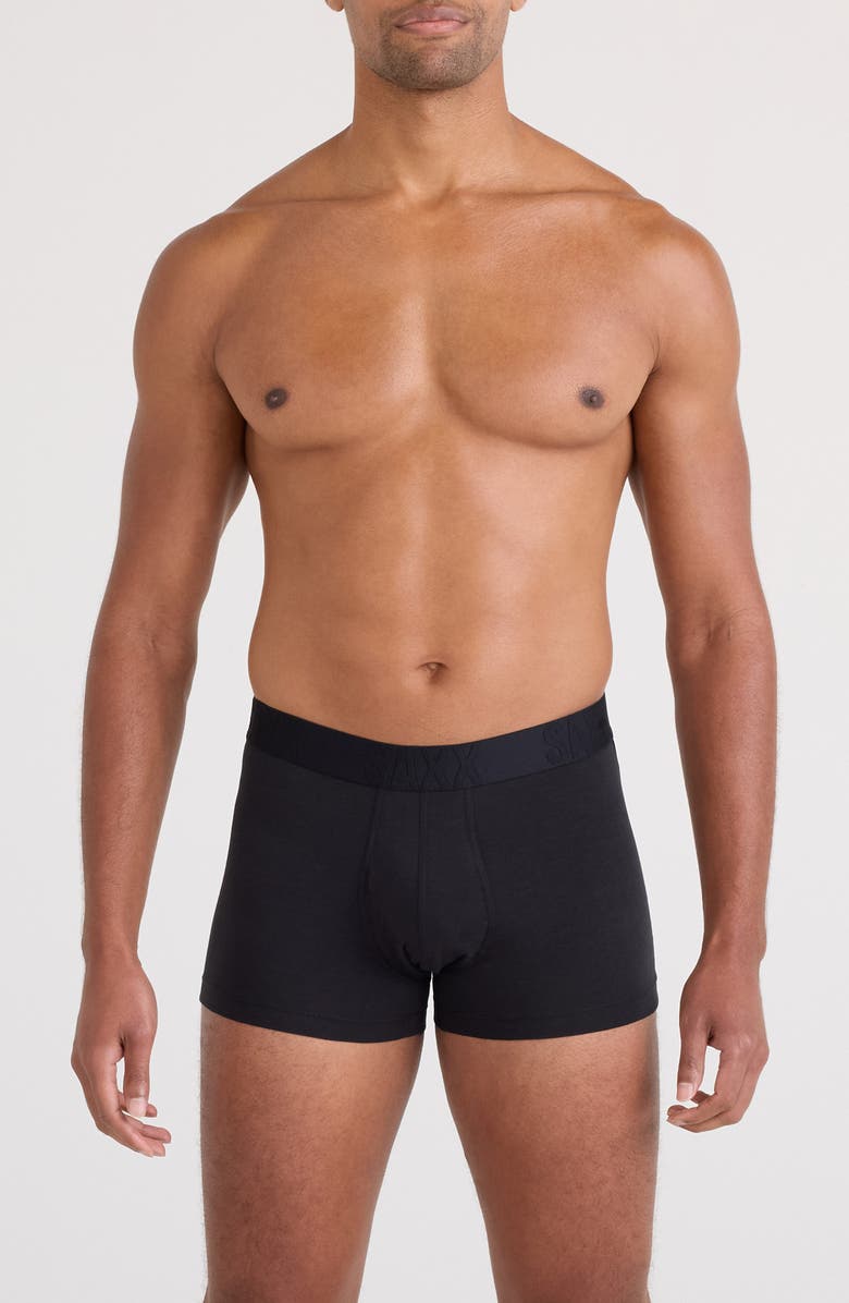 SAXX DropTemp<sup>™</sup> Assorted 2-Pack Cooling Cotton Boxer Briefs, Main, color, Dark Ink/ Black