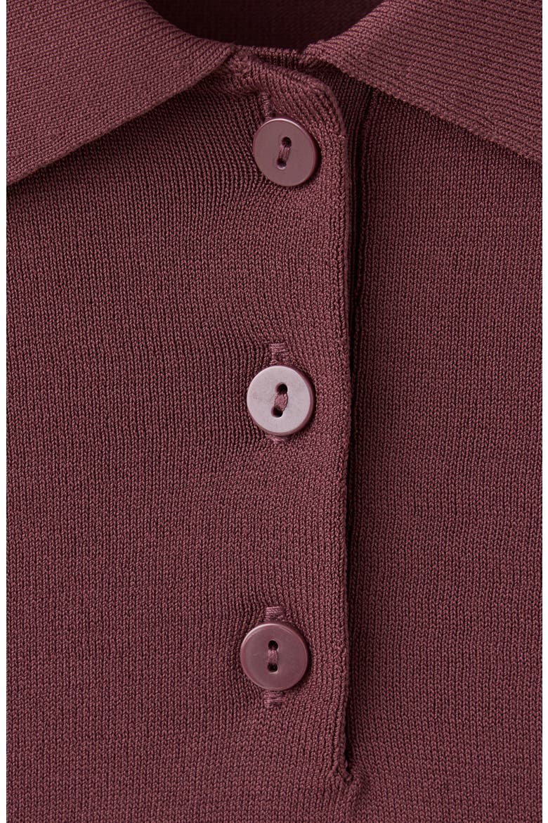 Polo Sweater, Alternate, color, MAROON