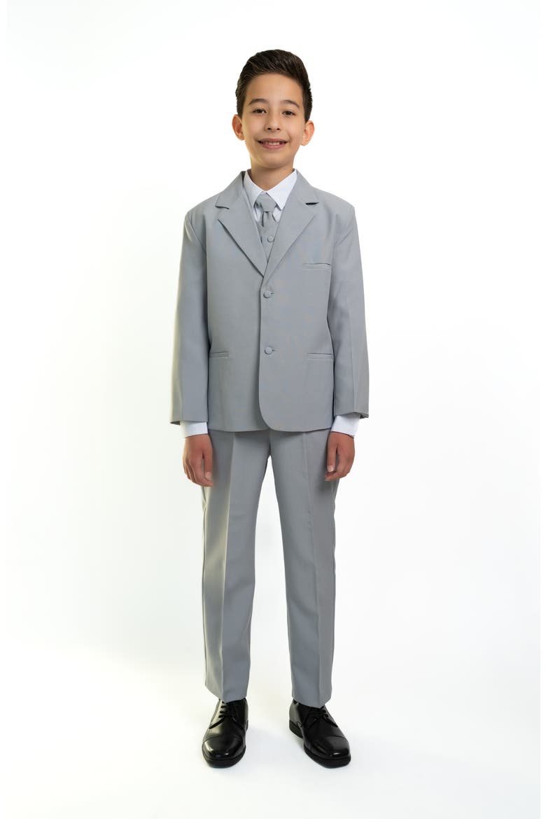 Kids' Joey 5-Piece Suit, Main, color, Light Grey