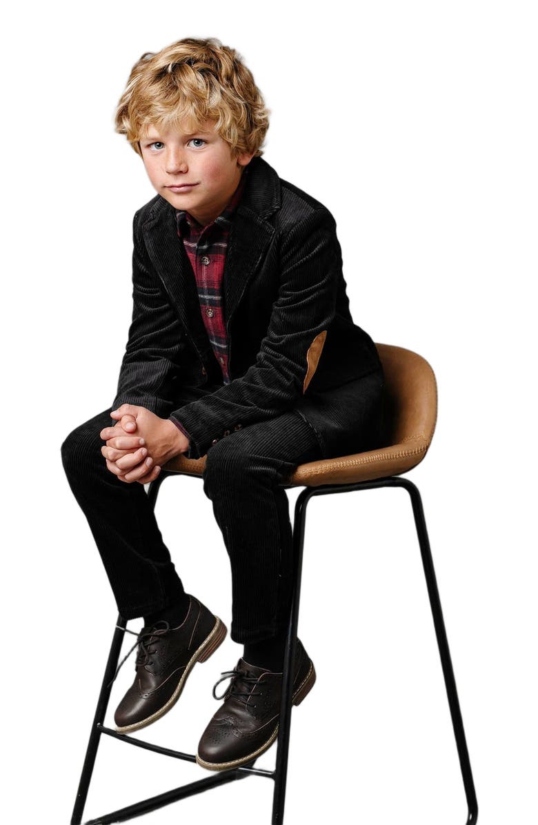 Hope & Henry Boys' Organic Corduroy Pant, Toddler, Alternate, color, Black