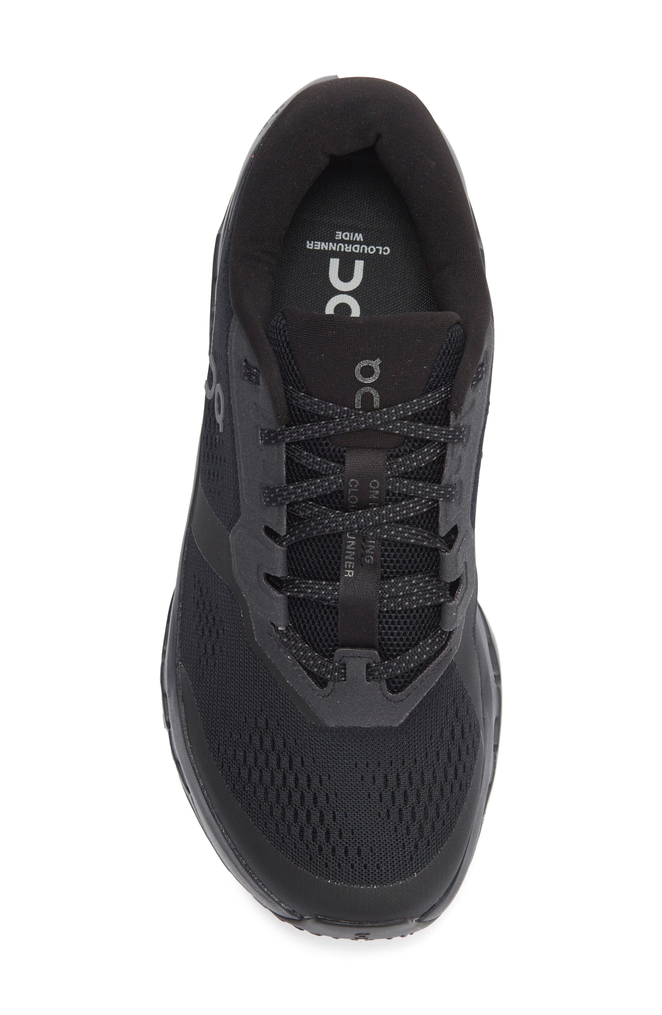On Cloudrunner 3 Running Shoe, Alternate, color, Black/ Black