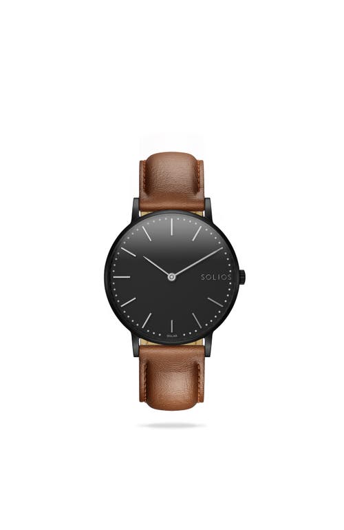 Solios Watches The Solar Classic | Black Dial