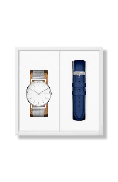 Solios Watches The Solar Classic Bundle | White Dial