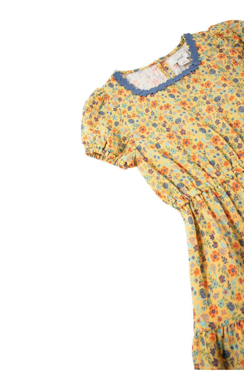 Peek Aren't You Curious Kids' Floral Tiered Dress, Alternate, color,