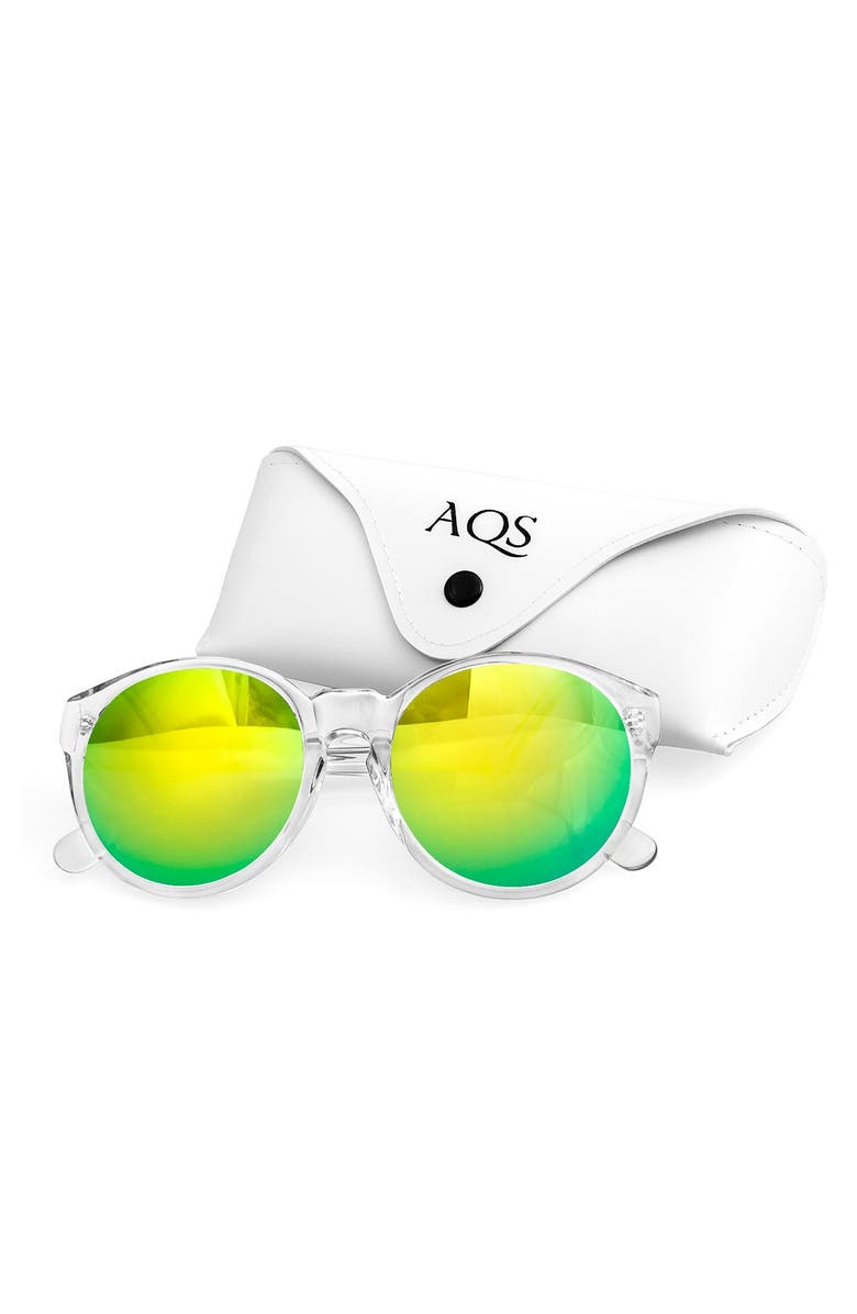 AQS Daisy 53mm Rounded Sunglasses, Alternate, color,