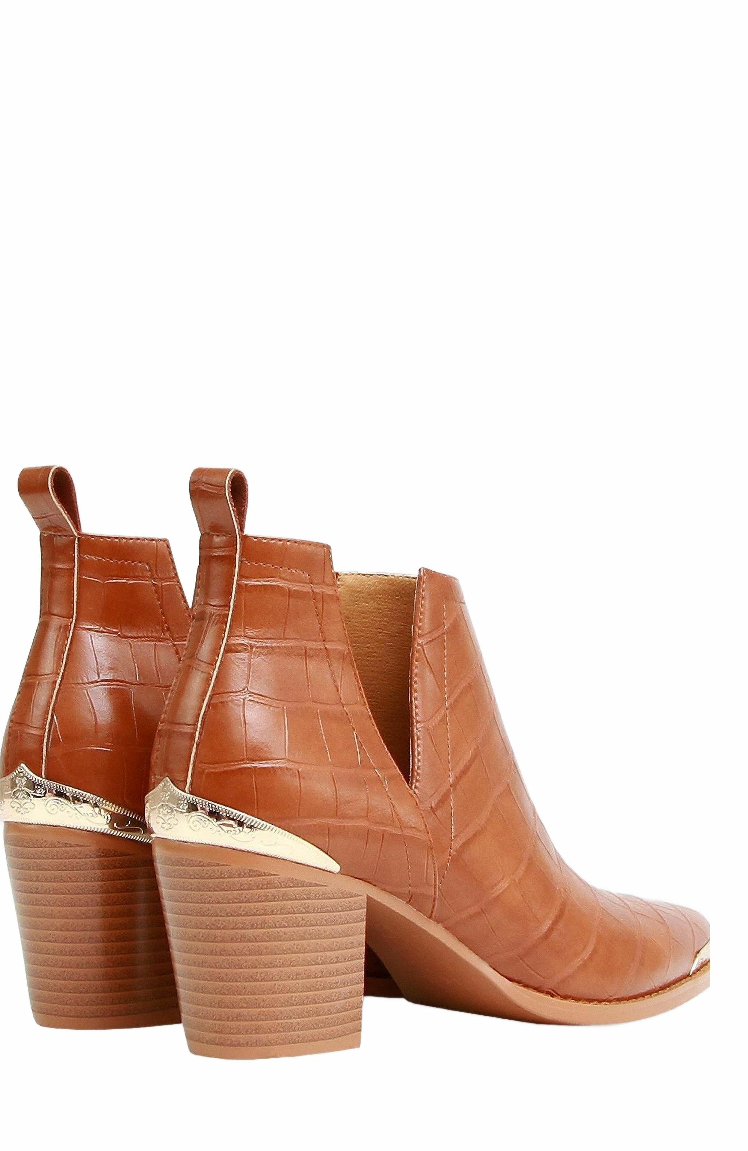 Austin Croc Embossed Ankle Boot - image 4