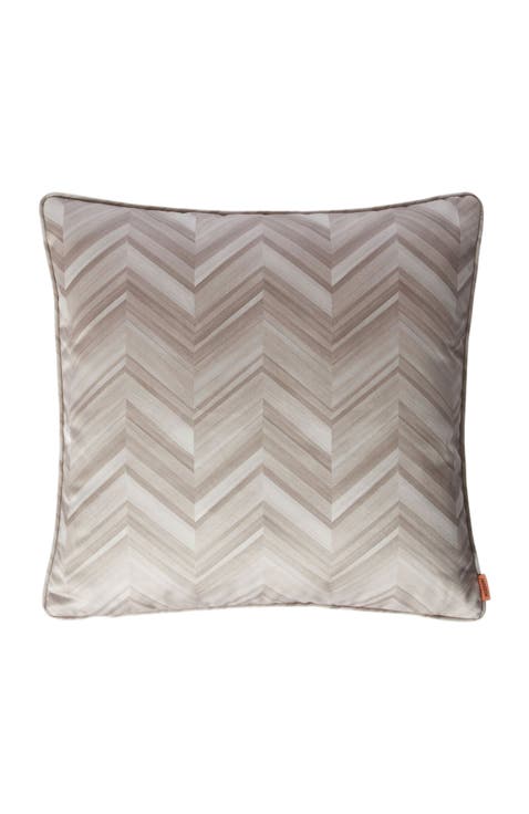 Layers 40x40 Cm Cotton Sateen Chevron Cushion