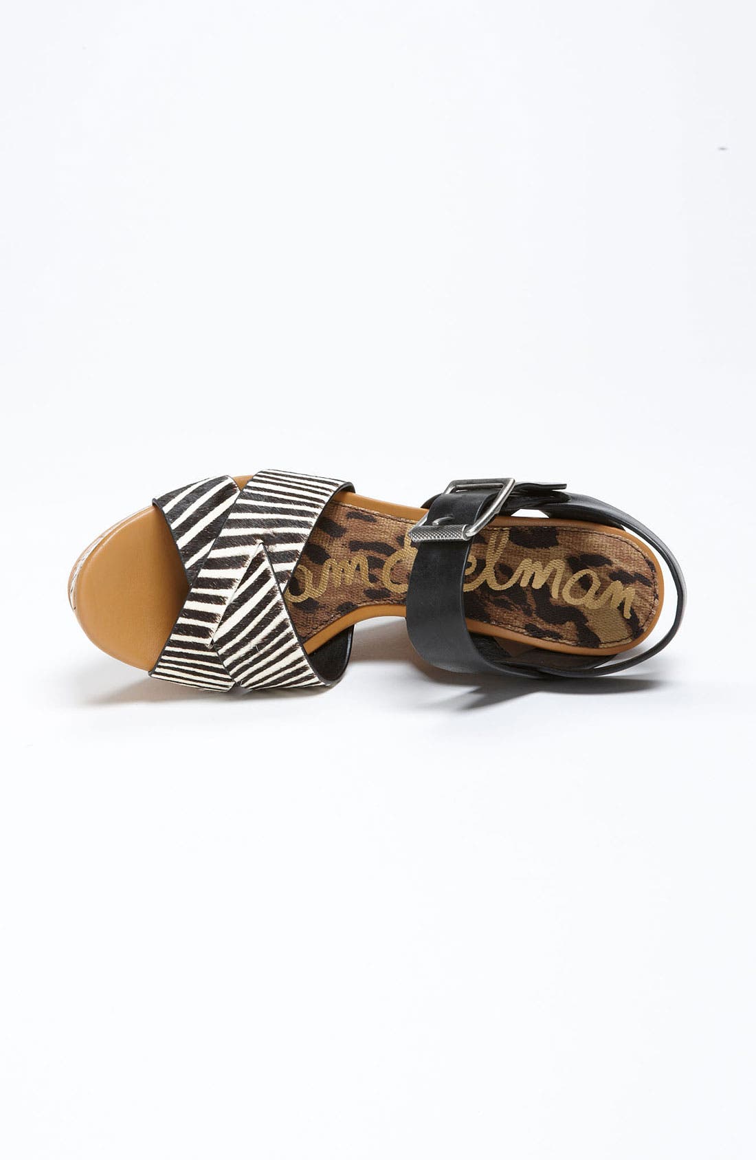 'Sasha' Wedge Sandal, Alternate, color, ZEBRA