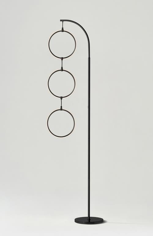 Brightech Nova 74" Novelty Halo Integrated Led Floor Lamp With 3-way Dimming