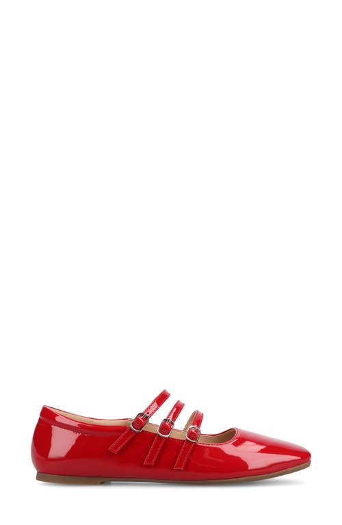 JOURNEE COLLECTION JOURNEE COLLECTION DARLIN MULTI STRAP MARY JANE FLAT 