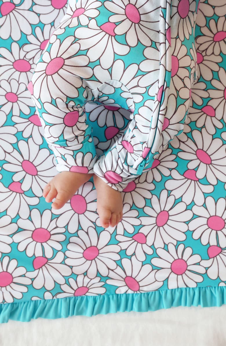 Posh Peanut Printed Convertible Footie, Alternate, color, Blue