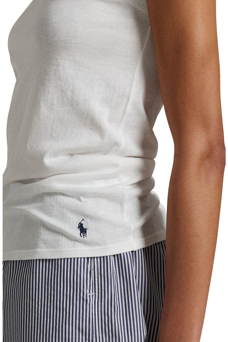 Long & Lean Cotton Jersey Lounge Tank, Alternate, color, WHITE CLOUD