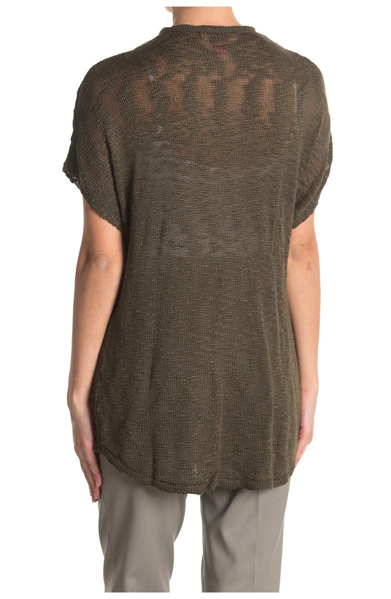 Catherine Catherine Malandrino Slub Open Cardigan, Alternate, color, 