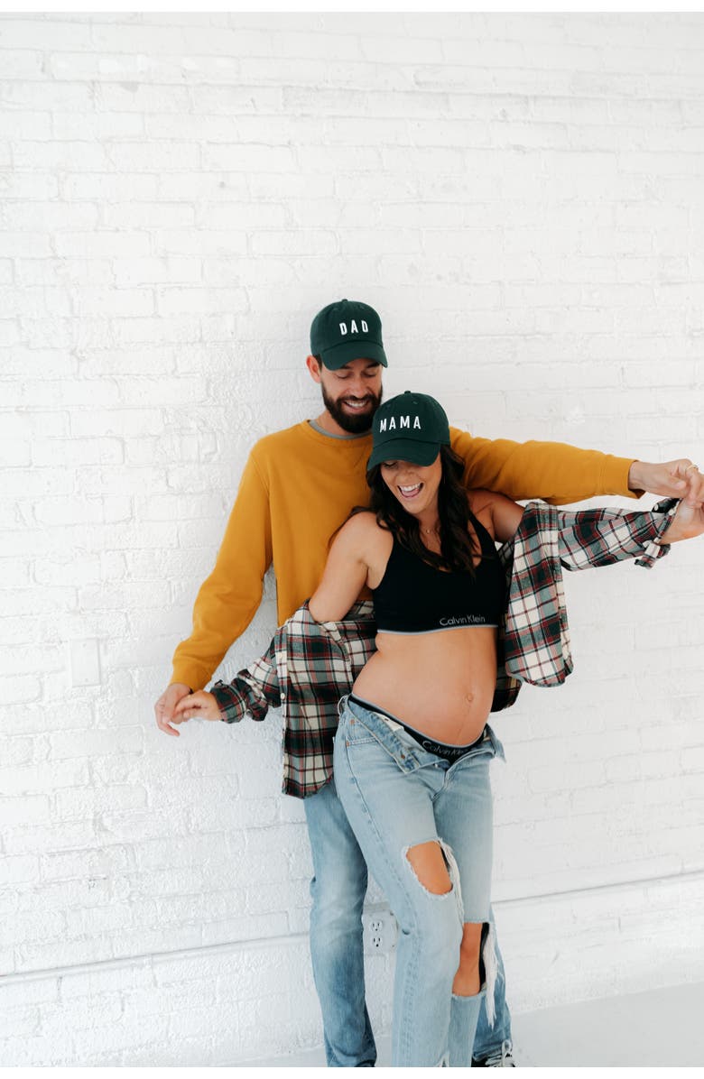 Rey To Z Dad Baseball Hat, Alternate, color, Hunter Green