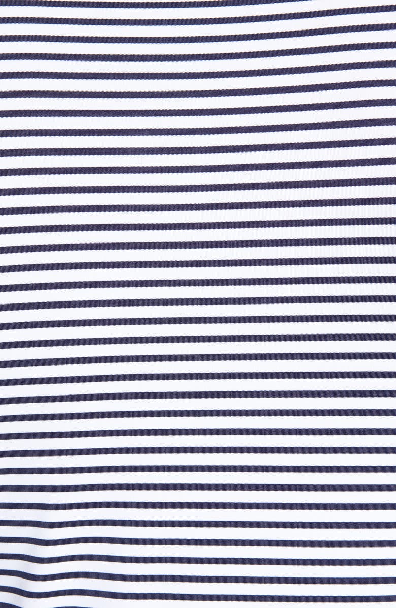 Peter Millar Miles Stripe Short Sleeve Stretch Jersey Polo, Alternate, color, 