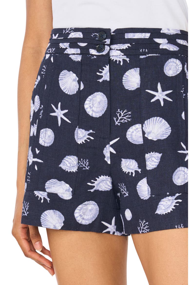 Pintuck Shorts, Alternate, color, COSMIC BLUE