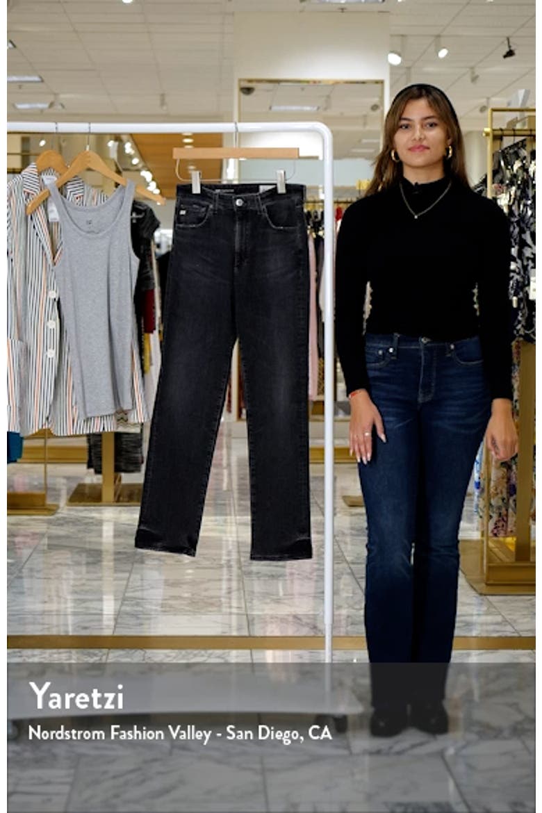 Saige Ankle Straight Leg Jeans video