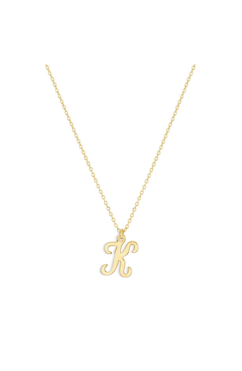 Set & Stones Gianna Initial Necklace, Main, color, Gold / K
