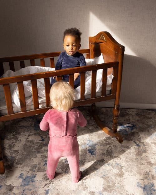 Minimoi Cotton-rich Drop-needle Footie In Multi