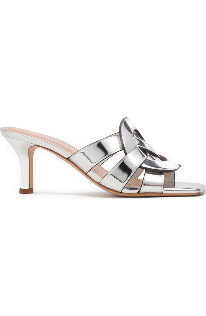 COACH Tillie Metallic Slide Sandal, Alternate, color,