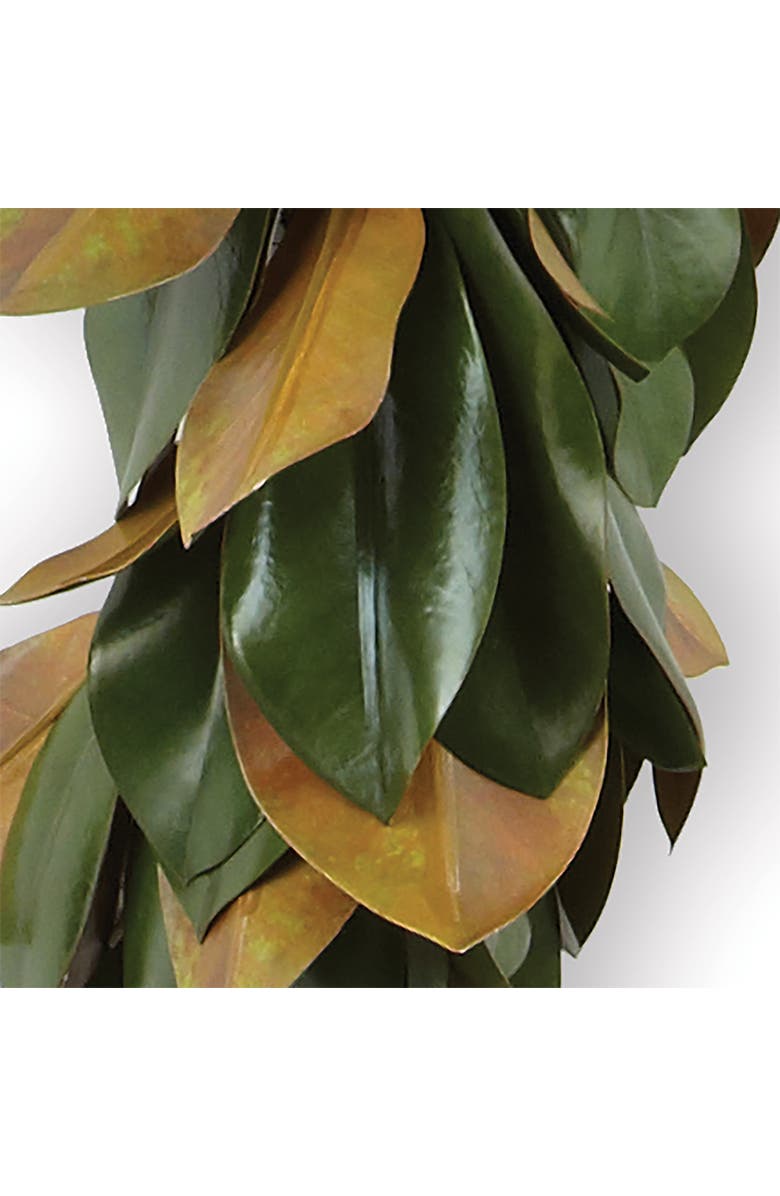 Napa Home & Garden Grand Magnolia Leaf Garland 72", Alternate, color, Green
