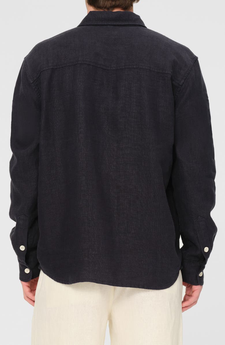 DL1961 Dominick Button-Up Linen Shirt, Alternate, color, 