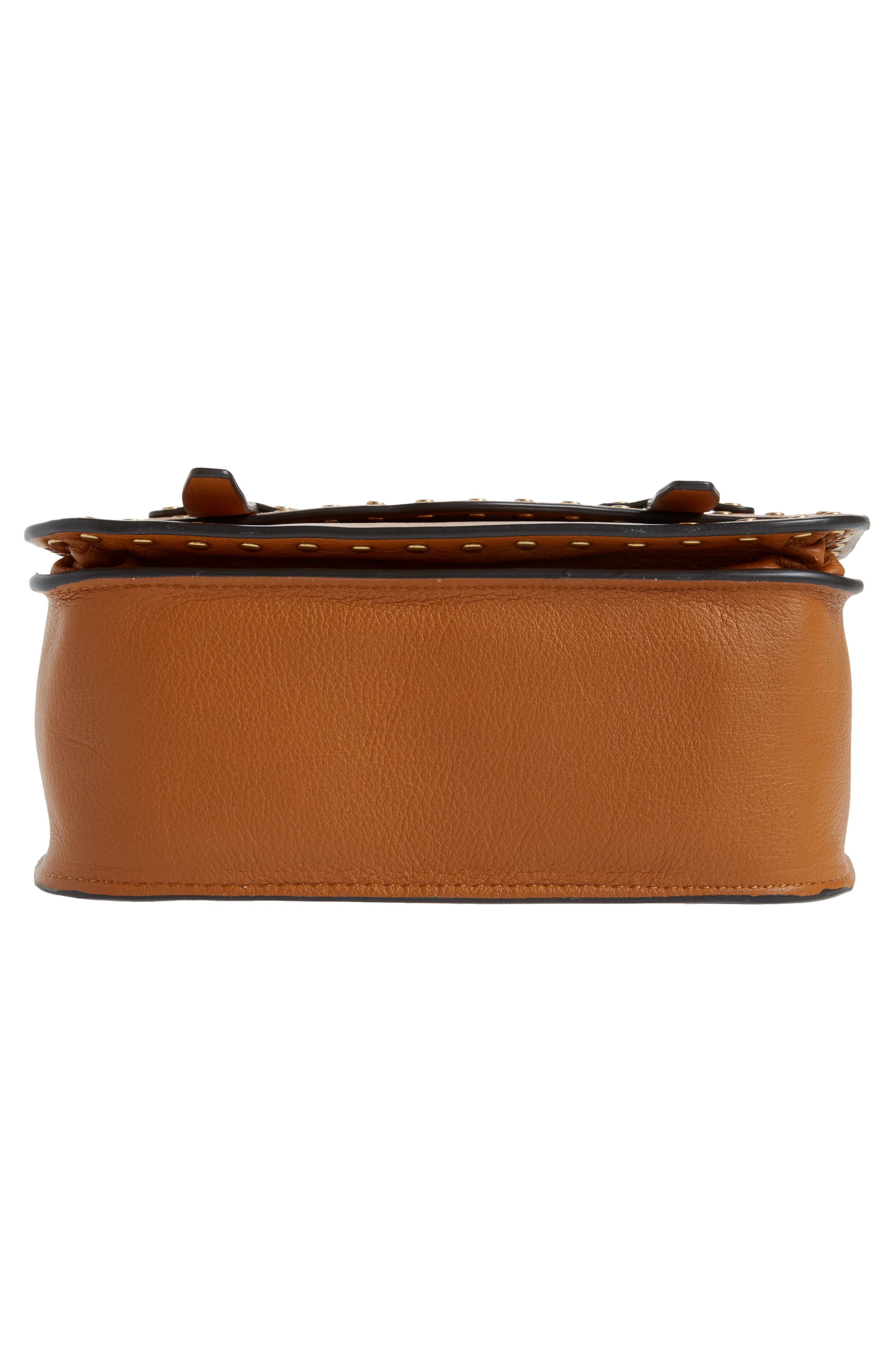 Nanine Leather Crossbody Bag, Alternate, color, CARAMELLO