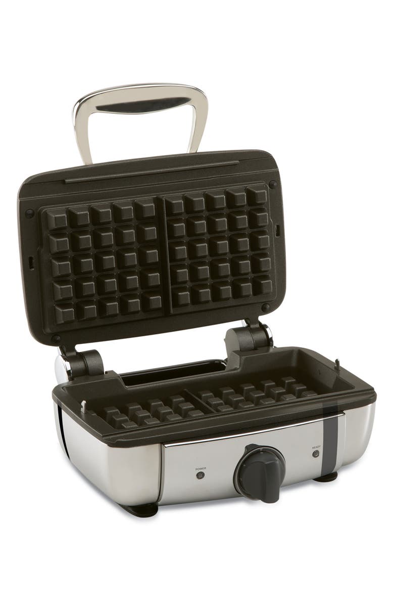 All-Clad Two-Square Belgian Waffle Maker, Alternate, color, 