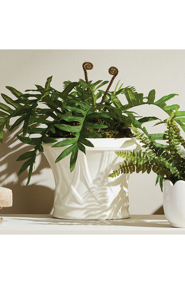 Napa Home & Garden Hillingdon Tapered Cachepot, Alternate, color, White