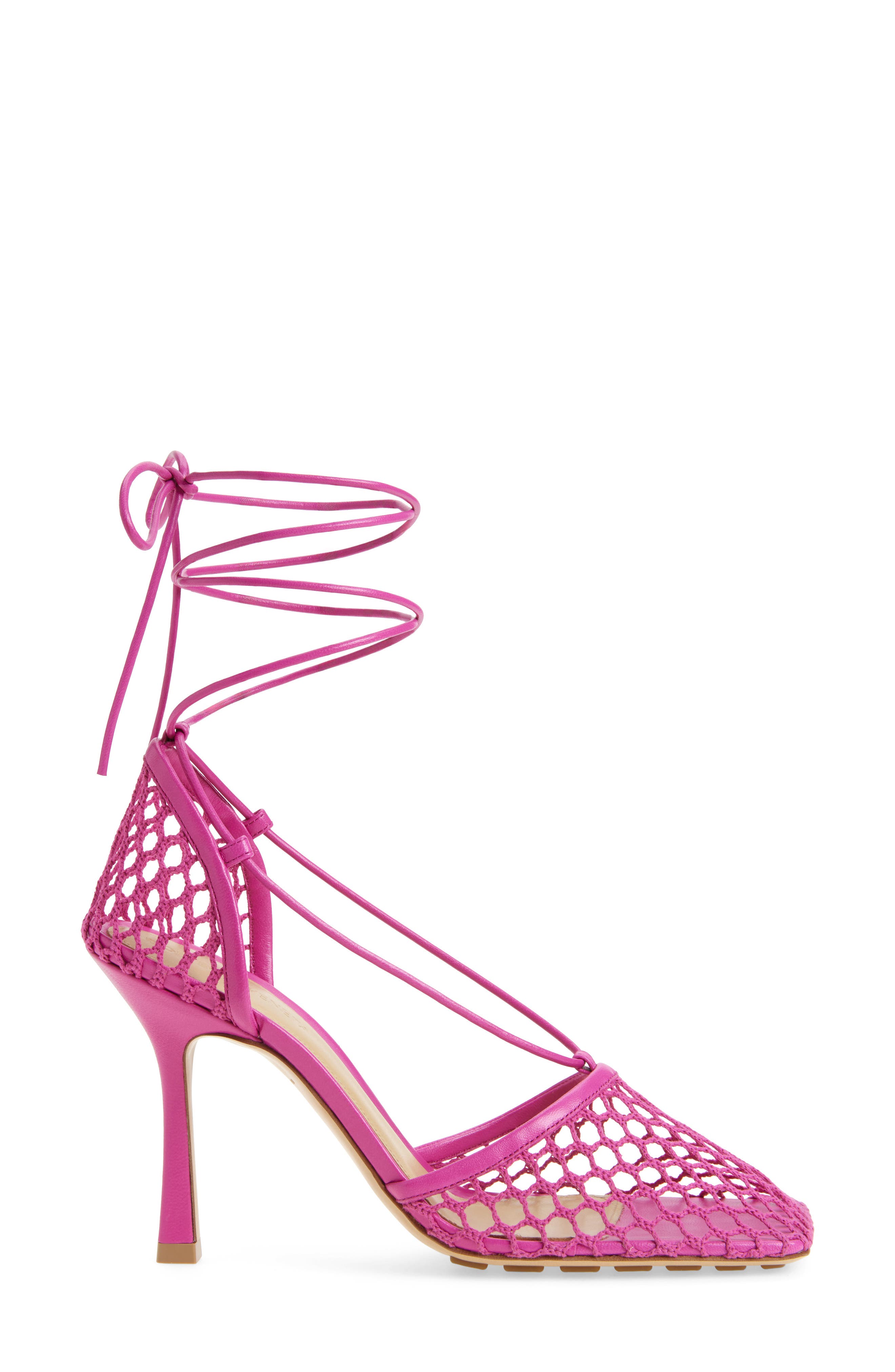 Bottega Veneta Stretch Lace-Up Sandal, Alternate, color, 