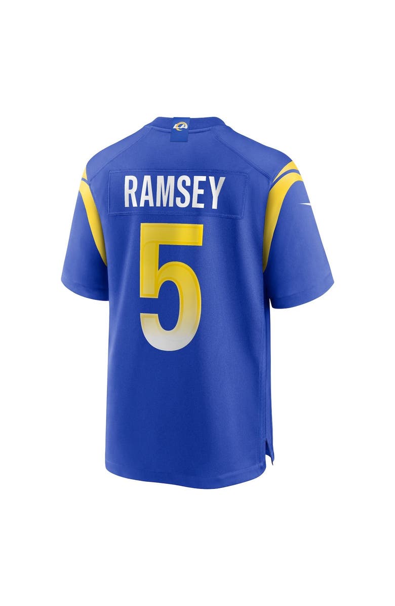 Nike Men's Nike Jalen Ramsey Royal Los Angeles Rams Team Game Jersey, Alternate, color,