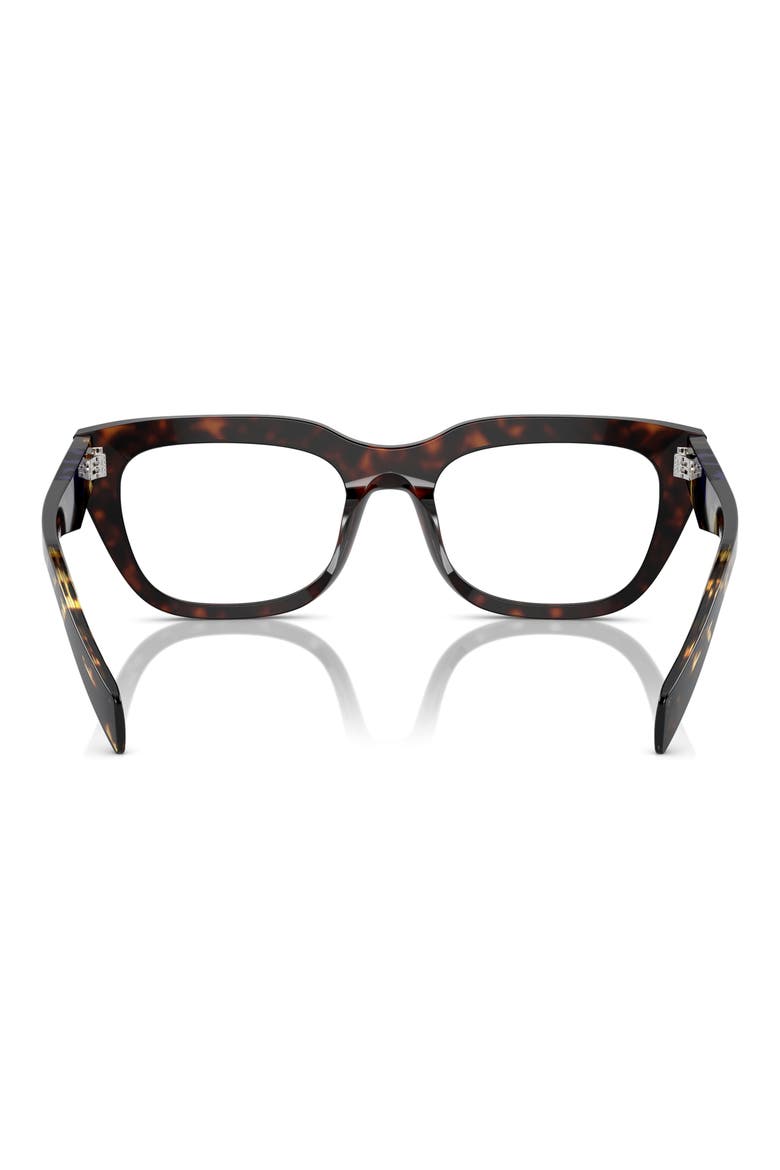 54mm Rectangular Optical Glasses, Alternate, color, HAVANA
