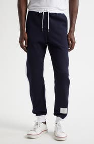 Thom Browne 4-Bar French Terry Joggers