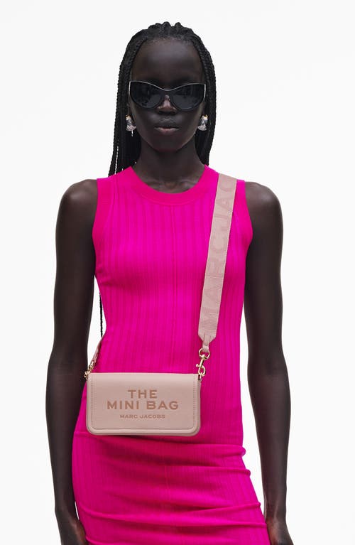 Marc Jacobs The Mini Leather Crossbody Bag In Pink