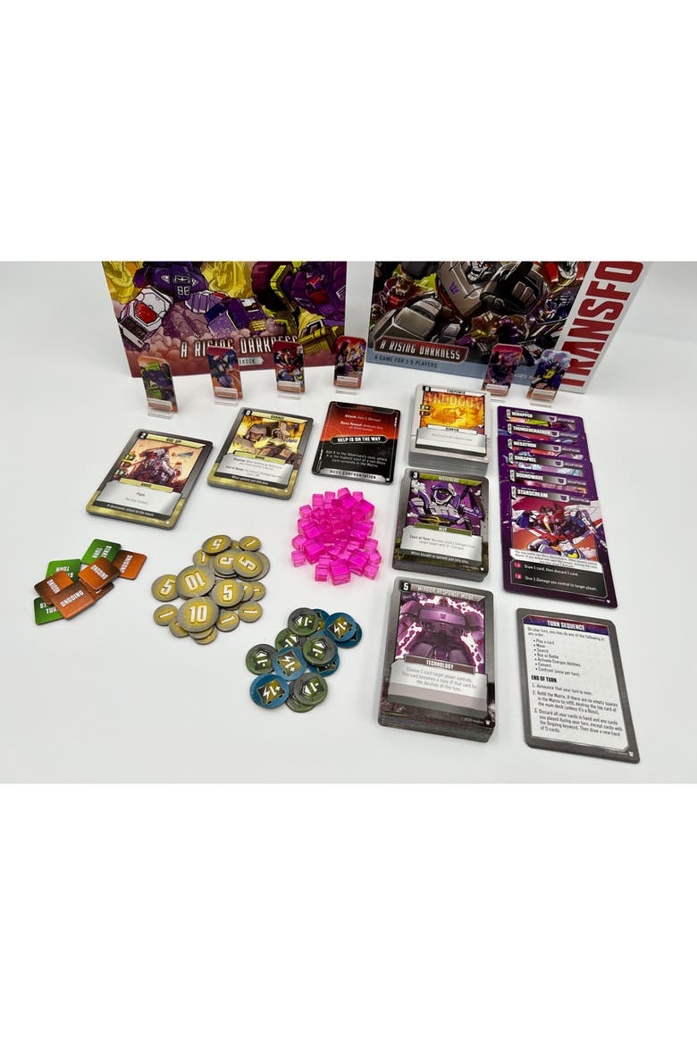 Transformers Deckbuilding Game A Rising Darkness Expansion Expansion, Alternate, color, Multicolored