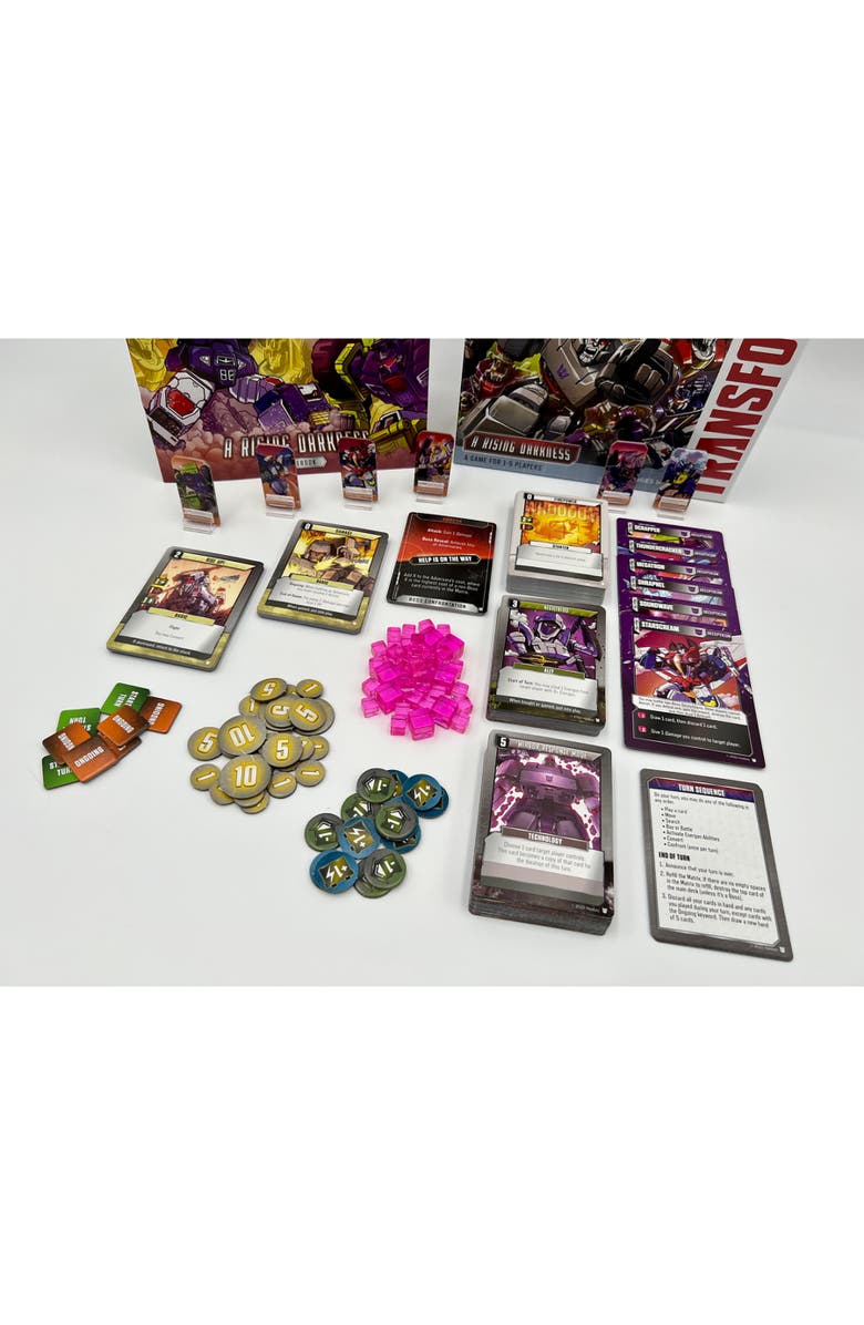 Renegade Game Studios Transformers Deckbuilding Game A Rising Darkness Expansion Expansion, Alternate, color, Multicolored