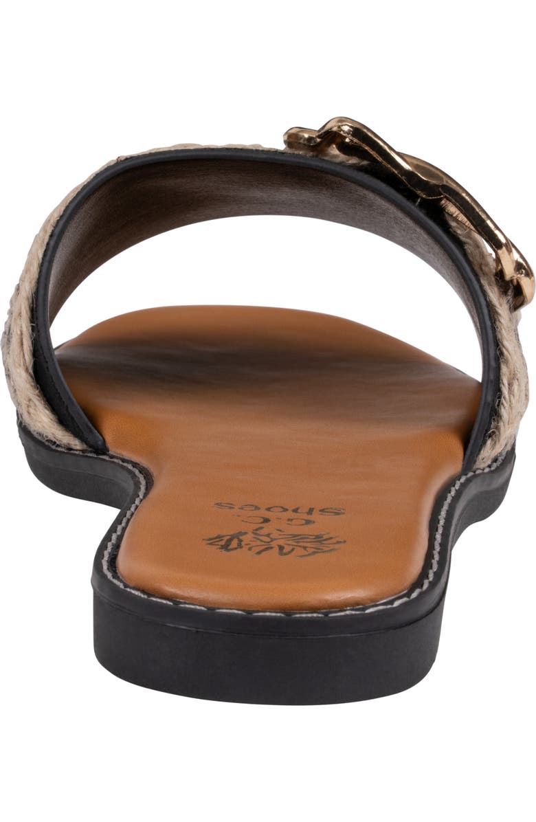 GOOD CHOICE NEW YORK Devon Slide Sandal, Alternate, color, Black