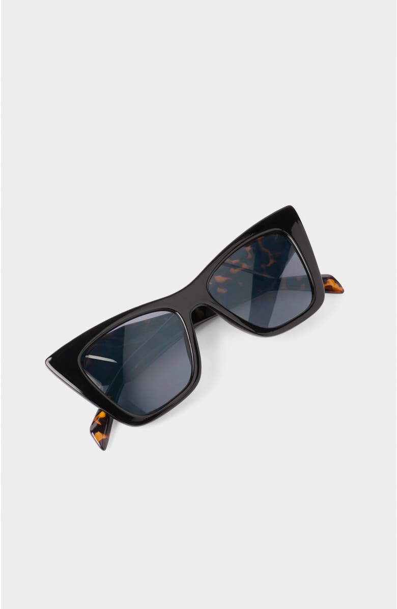Katie Loxton Porto Sunglasses, Alternate, color, Black / Tortoiseshell