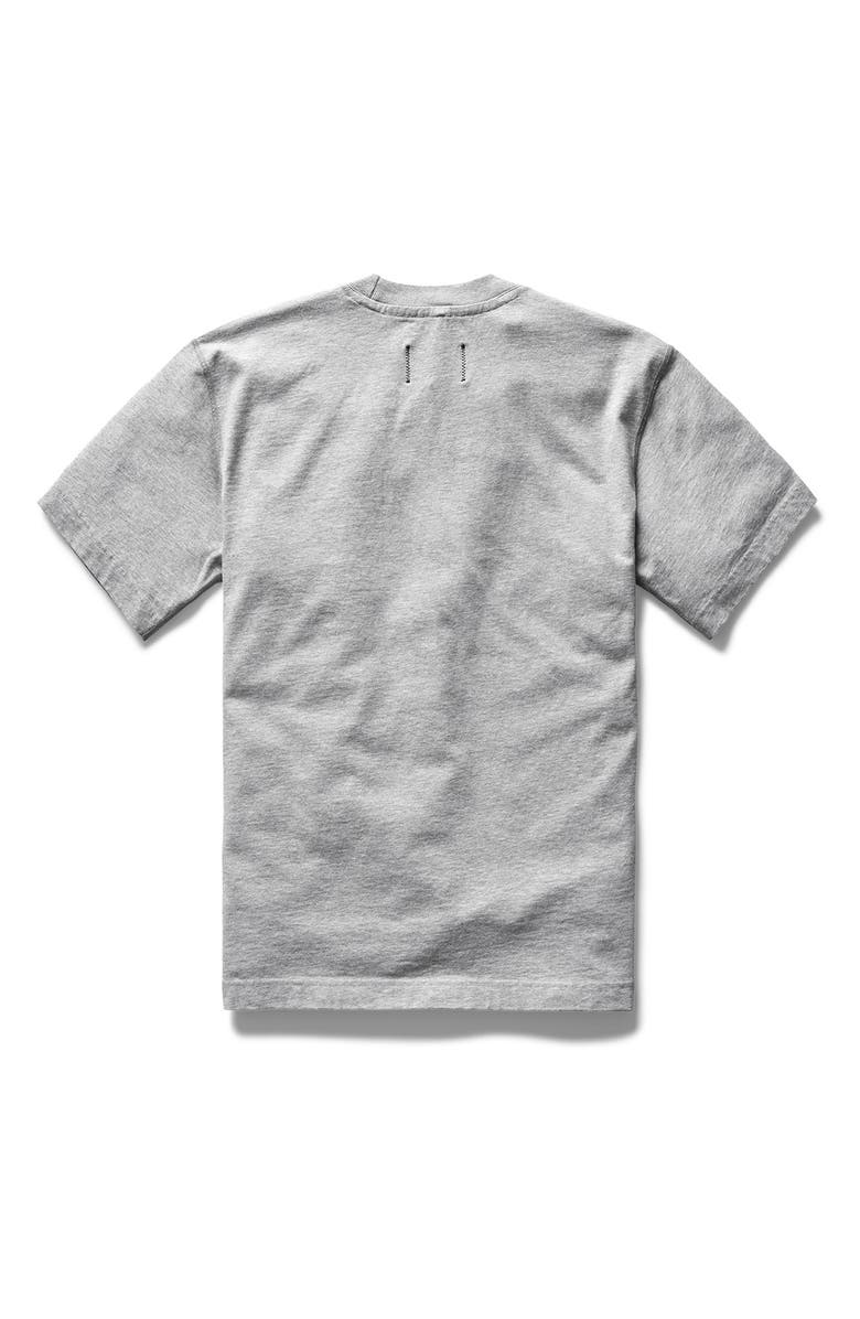 Reigning Champ Midweight Jersey Classic T-Shirt, Alternate, color, H. Grey