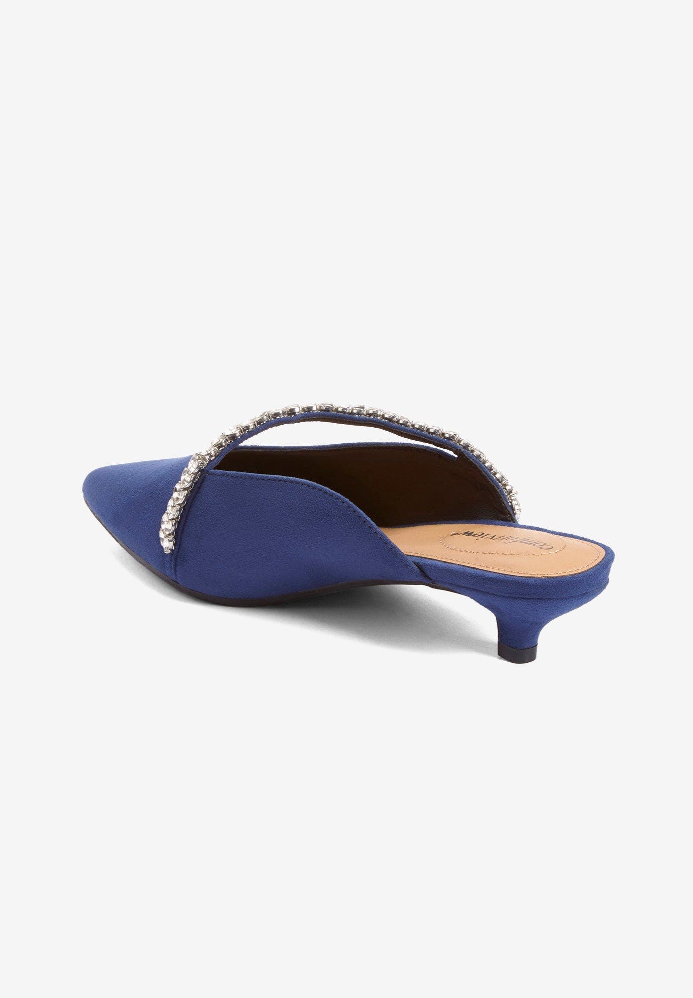 The Bette Slip On Mule, Alternate, color, EVENING BLUE