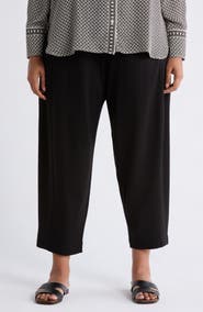 MAX STUDIO Ponte Barrel Leg Pants