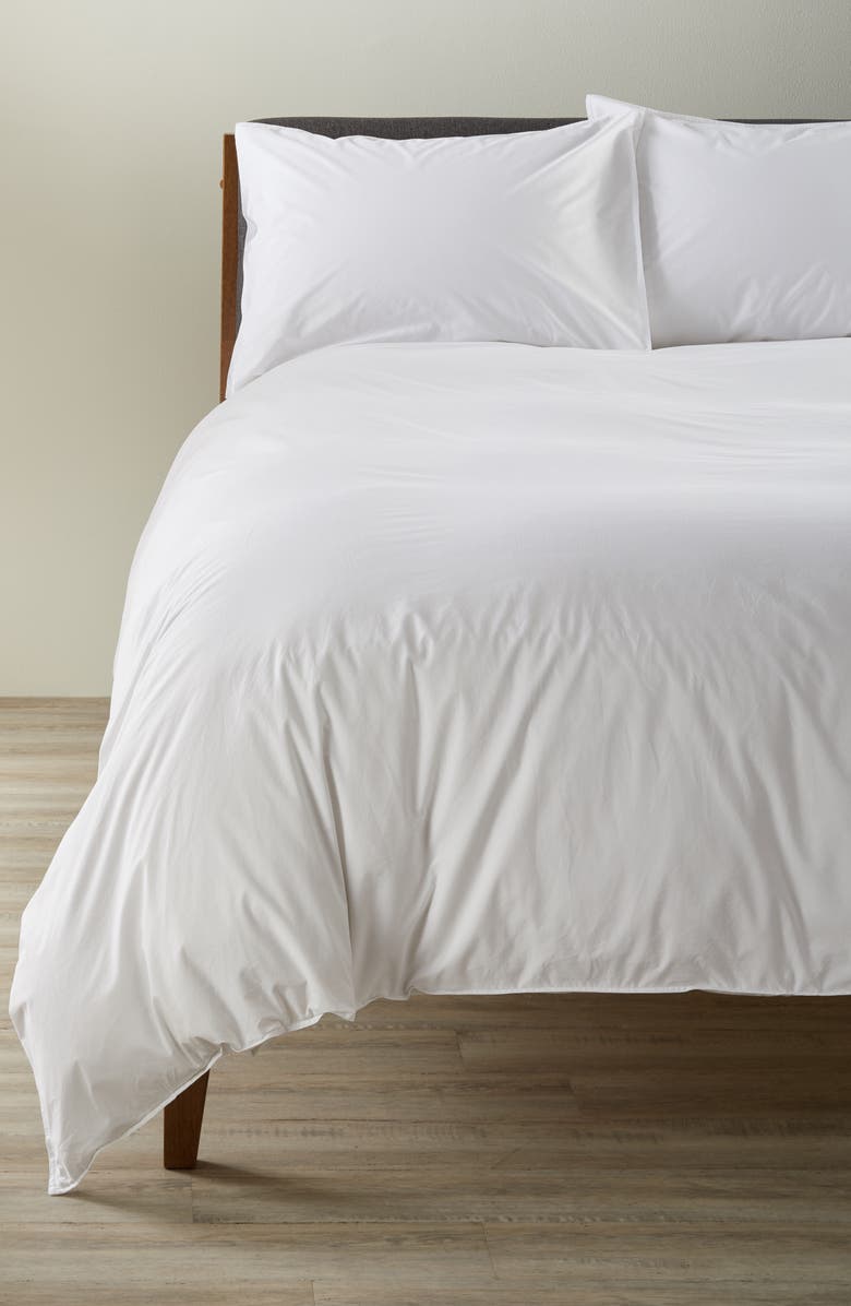 Pom Pom at Home Parker Cotton Duvet Cover & Sham Set, Main, color, White