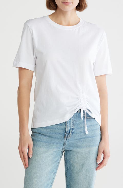 Rallie Ruched Tie T-Shirt