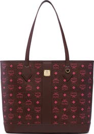MCM New Medium Liz Shopper in Visetos