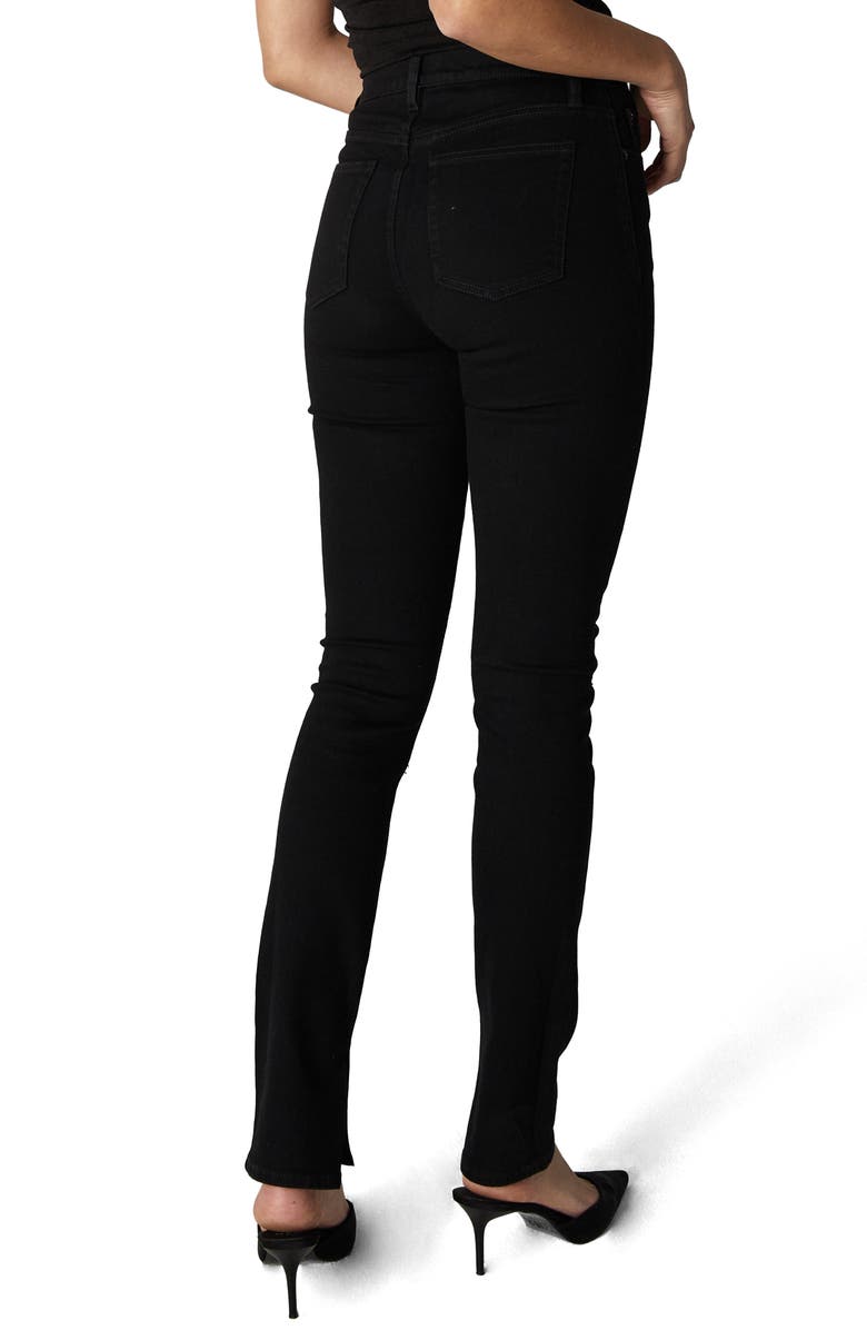Unpublished Ella Slit Hem Skinny Jeans, Alternate, color, Midnight