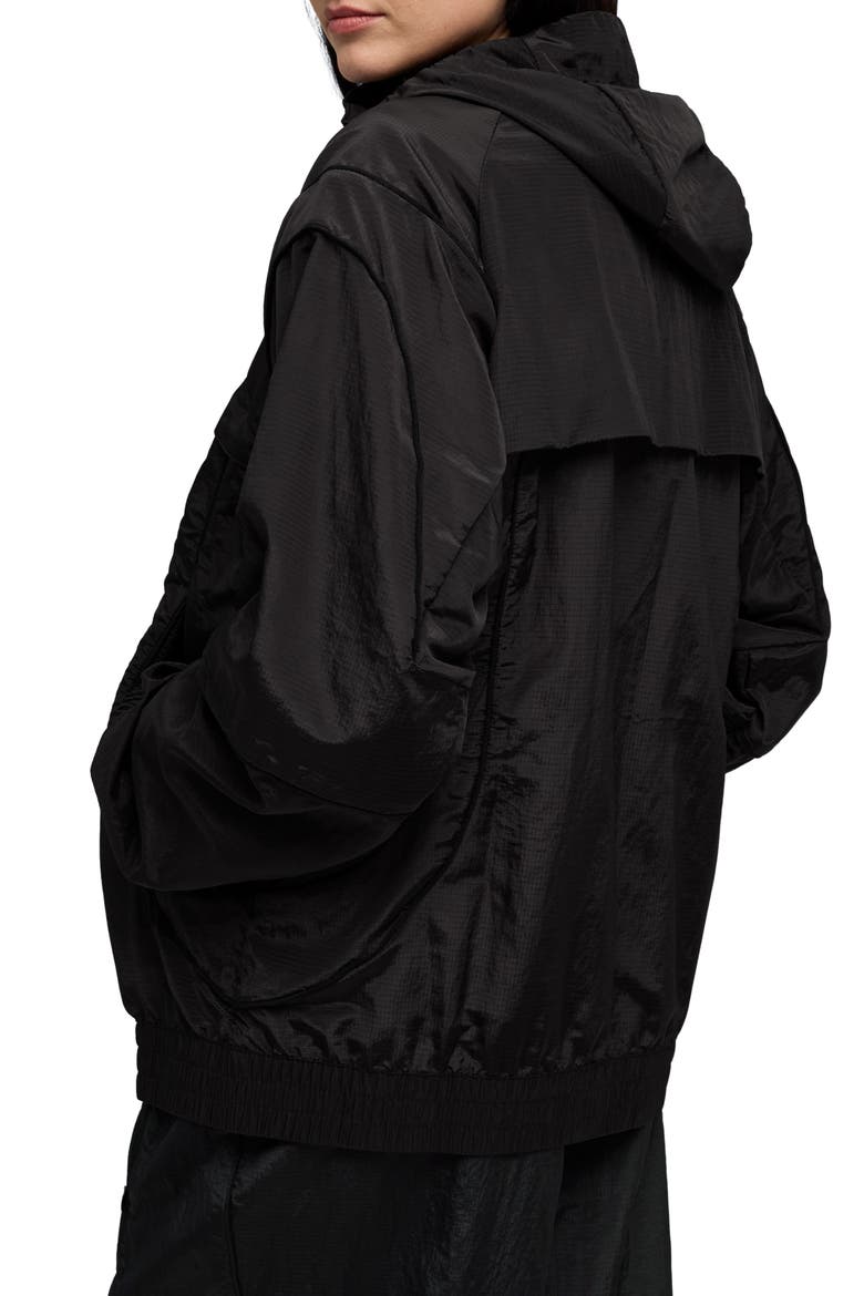 CLRT Hooded Ripstop Jacket, Alternate, color, PUMA BLACK