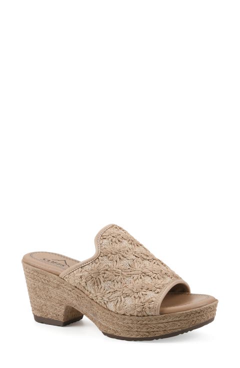 Bizzie Platform Wedge Espadrille Sandal (Women)