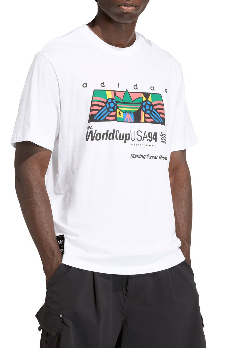 FIFA World Cup '94 Cotton Graphic T-Shirt, Main, color, WHITE