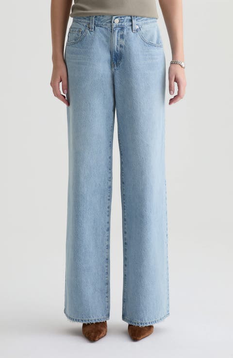 Adria Low Rise Baggy Wide Leg Jeans