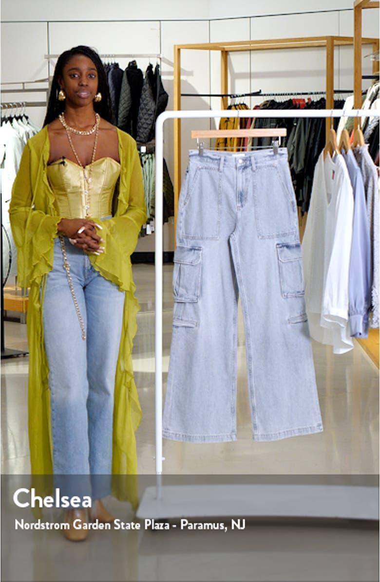 Milo Utility Wide Leg Cargo Jeans, sales video thumbnail